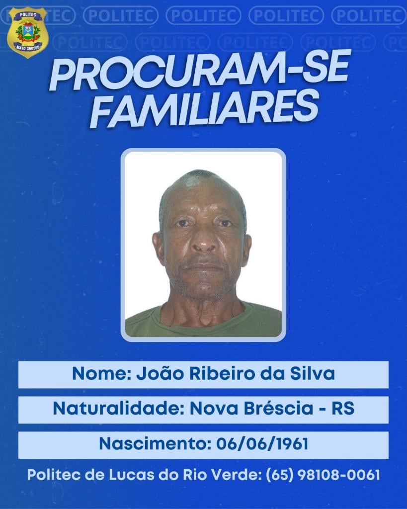 MEDICINA LEGAL - Politec procura por familiares de homem encontrado morto em Itanhangá