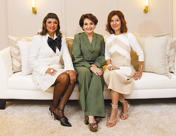 Trinca de profissionais incríveis: Marilza Moreira, Telma Preza e Ireniza Canavarros