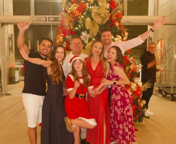 A festa de Natal em família!