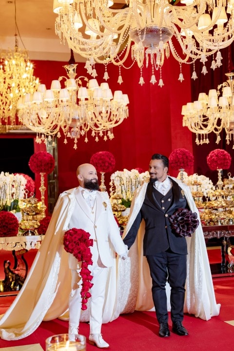 Marco Antônio e Waldemir Capistrano celebram o amor com estilo e luxo