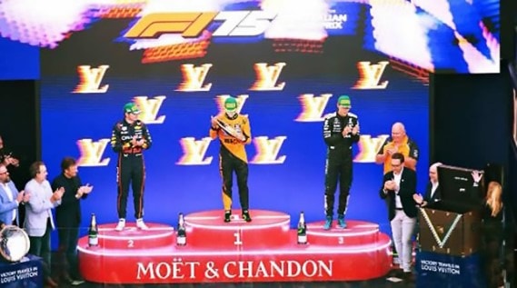 Moët Chandon leva sofisticação e exclusividade ao pódio da Fórmula 1® 2025