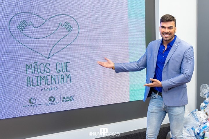 Hebert Mattos toma posse como embaixador do Mãos que Alimentam
