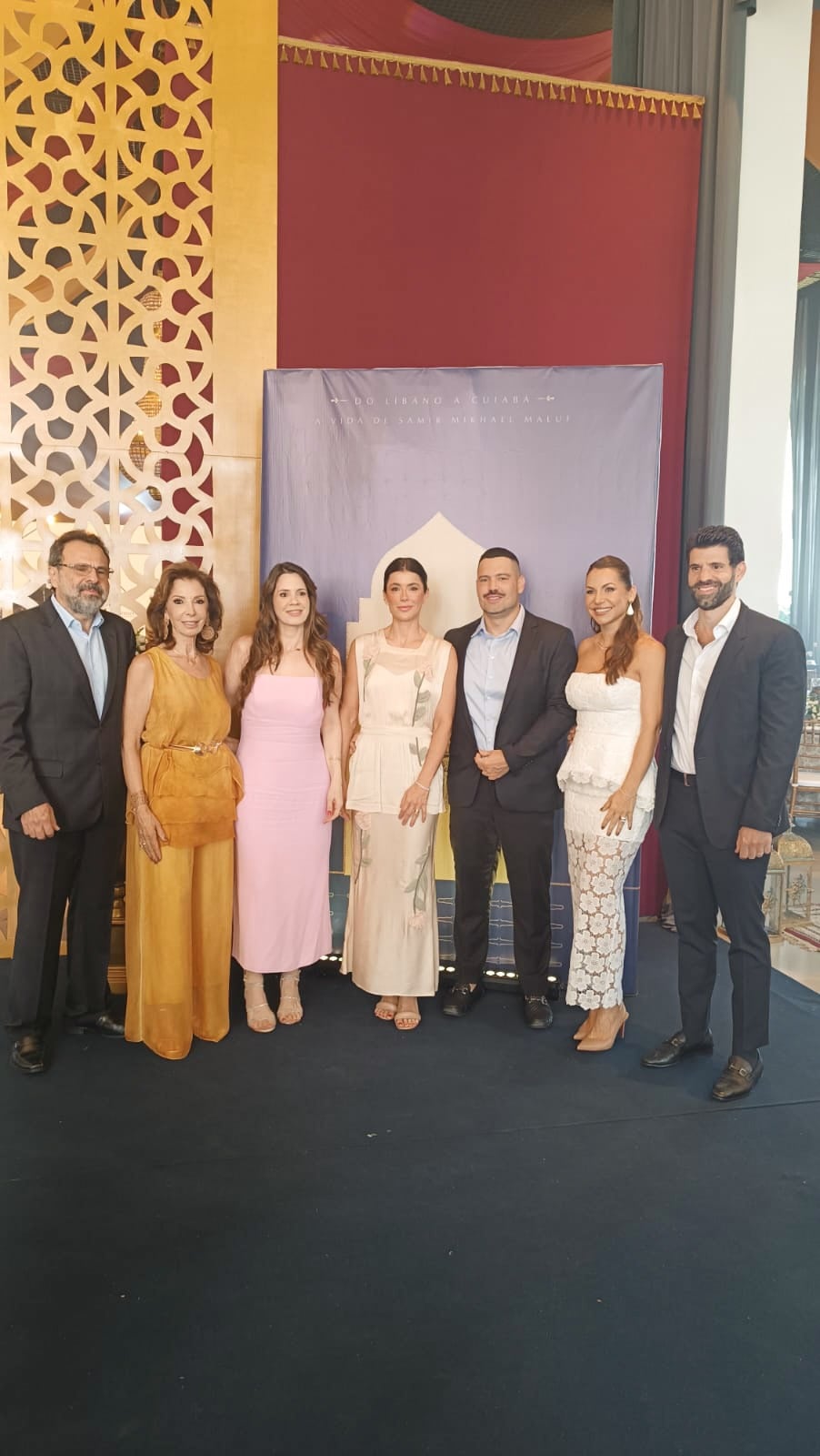 Família de Samir Maluf promoveu almoço em homenagem à sua trajetória e lançou livro sobre sua história.