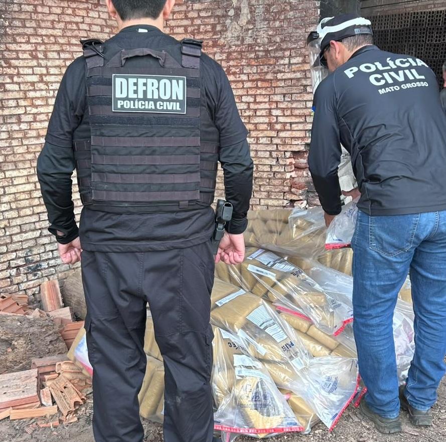 COMBATE AO TRÁFICO - Polícia Civil incinera uma tonelada de entorpecentes em Cáceres